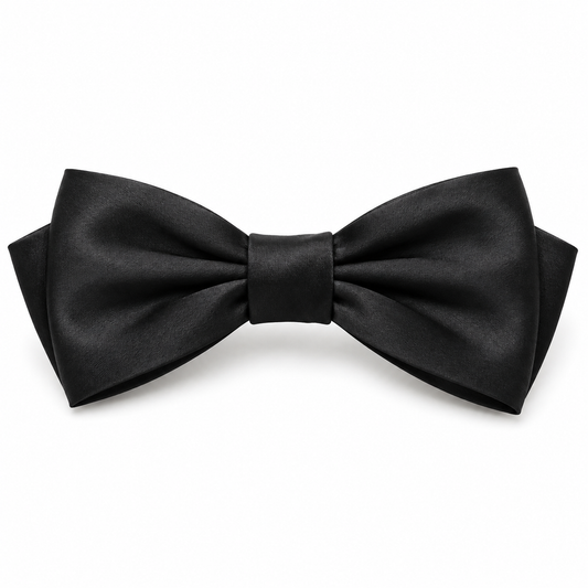 ROVQENIVA™ Miori Minimal Satin Bow Barrette — Japanese-Inspired Large Hair Bow Clip for Half-Up Hair, Ponytail & Elegant Everyday Styling